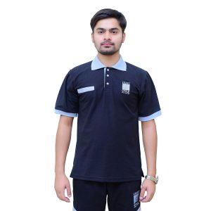 LuxeLine Polo Shirt Navy