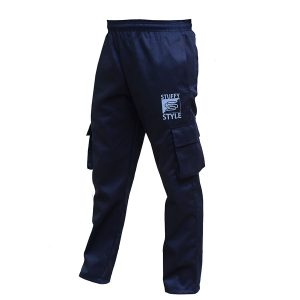 LuxeLine Pants Navy